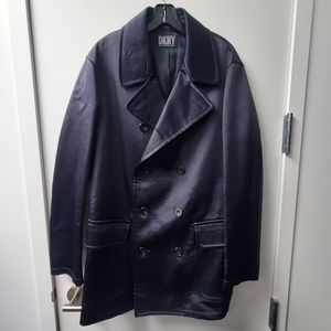 DKNY Vintage Navy Blue Double Breasted Jacket, Sz M